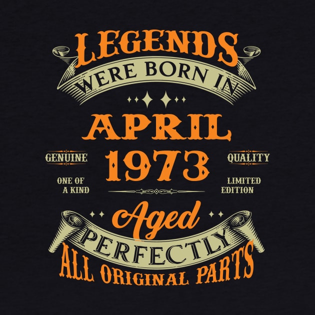 Legend Was Born In April 1973 Aged Perfectly Original Parts by D'porter